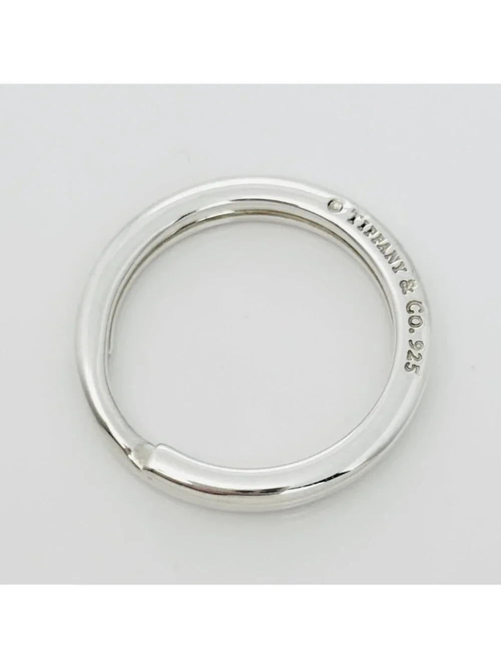 Tiffany & Co Key Ring in Sterling Silver Keyring Keychain